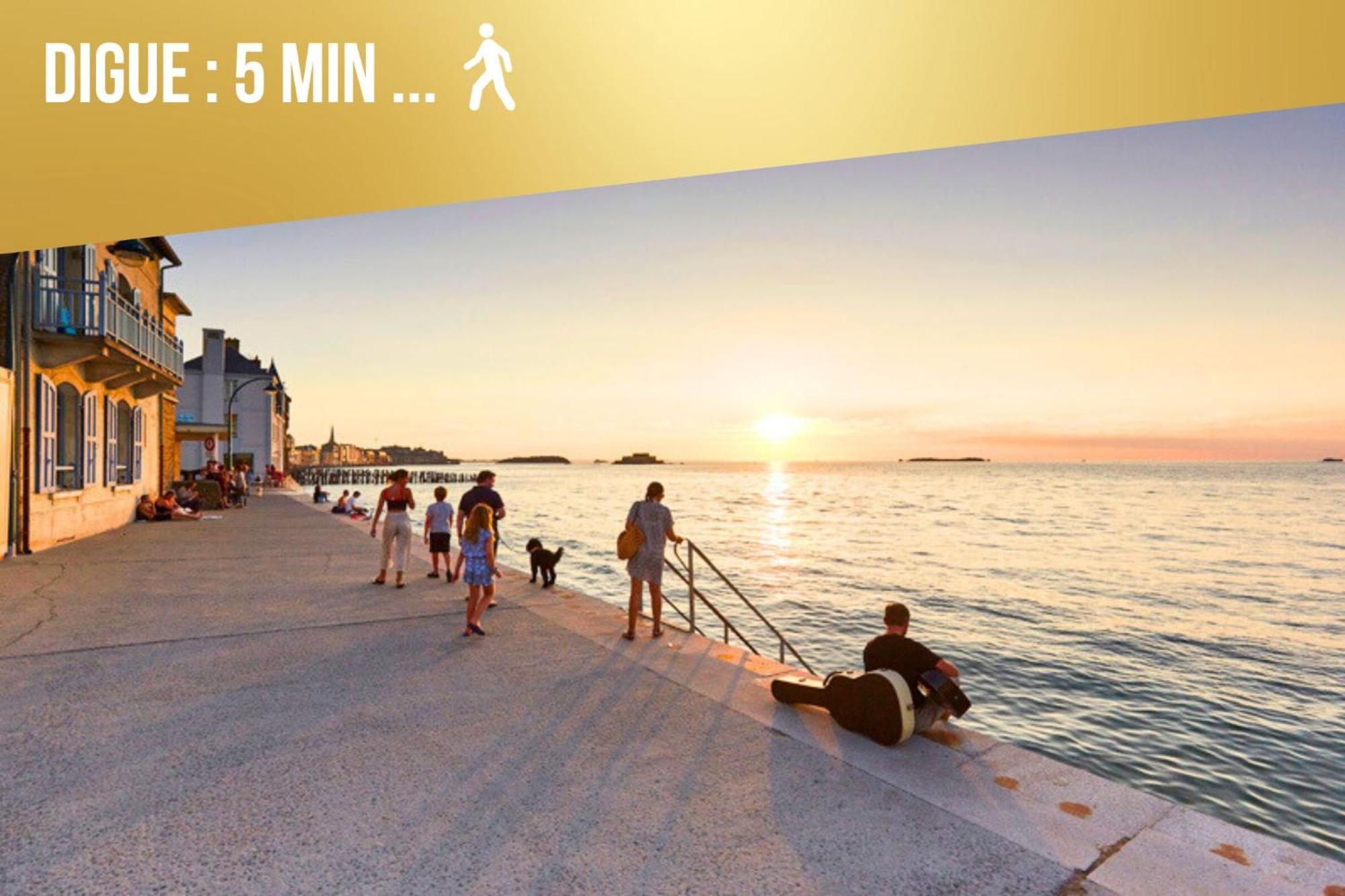 Layton - A 2 Min De La Plage, Du Sillon Et D'Intra Muros ! Saint-Malo Buitenkant foto